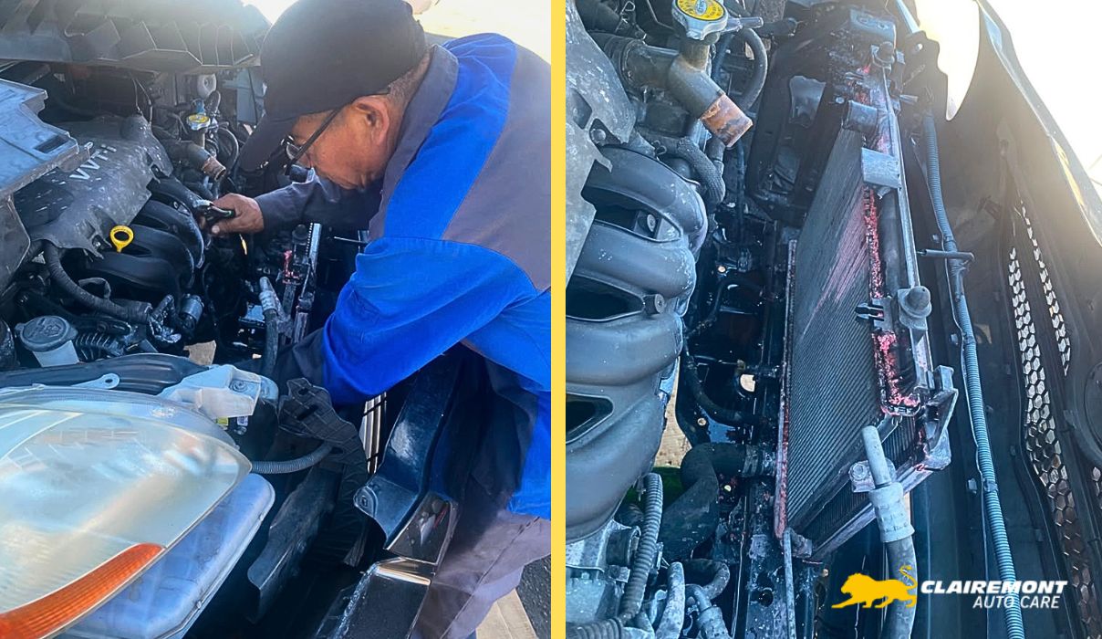 Radiator Replacement for a Cooling System Leak in Clairemont, CA (1)