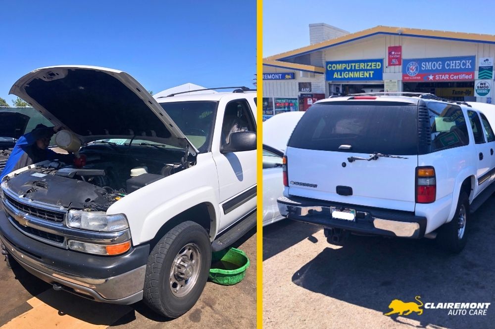 2006 Chevrolet Suburban Oil Change in Clairemont, CA (1)
